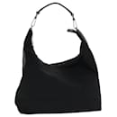 GUCCI Shoulder Bag Canvas Black Silver 001 2113 1955 Auth 84672 - Gucci