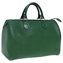 LOUIS VUITTON Epi Speedy 30 Bolsa de Mão Borneo Green M43004 LV Auth 85582 - Louis Vuitton