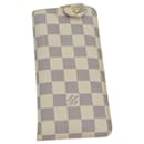 LOUIS VUITTON Estuche de Gafas Damier Azur MM N60025 LV Auth 85187 - Louis Vuitton