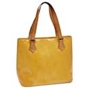 LOUIS VUITTON Handtasche Monogram Vernis Houston Limone Gelb M91055 LV Auth 85403 - Louis Vuitton