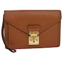 LOUIS VUITTON Epi Serie Dragonne Hand Bag Brown M52618 LV Auth 85218 - Louis Vuitton