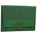 LOUIS VUITTON Epi Jena Clutch Bag Green M52724 LV Auth ar12186 - Louis Vuitton