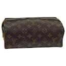 LOUIS VUITTON Monogram Trousse Patte Pression Cosmetic Pouch M47636 Auth 84506 - Louis Vuitton