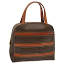 CELINE Macadam Canvas Hand Bag PVC Brown Auth ep3982 - Céline