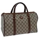 Borsa a mano GUCCI GG Supreme PVC Beige Auth 70861 - Gucci