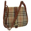 Burberrys Nova Check Shoulder Bag Canvas Brown Auth yk11775 - Autre Marque