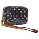 LOUIS VUITTON Monogram Multicolor Trousse Wapity Pouch Black M58034 Auth 72324 - Louis Vuitton