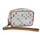 LOUIS VUITTON Monogram Multicolor Trousse Wapity Pouch White M58033 Auth 72908 - Louis Vuitton