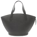 Bolso de mano Louis Vuitton Epi Saint Jacques PM con asa corta negra