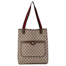 Borsa Tote Gucci GG Supreme Web marrone