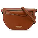 Brown Burberry Micro Olympia Crossbody