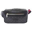 Bolso de cintura Gucci GG Supreme Web negro