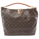 Bolsa hobo Sully MM Monograma Louis Vuitton marrom