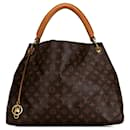 Bolsa hobo Artsy MM Monograma Louis Vuitton marrom