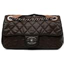 Rote Chanel Medium Iridescent Kalbsleder In The Mix Flap Tasche