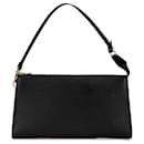 Black Louis Vuitton Epi Pochette Accessoires Shoulder Bag