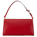 Red Louis Vuitton Epi Pochette Accessoires Shoulder Bag