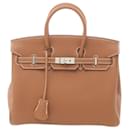 Borsa Hermès Birkin 25 oro