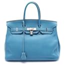 Sac à main Hermès Birkin 35 Blue Jean