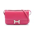 Hermes Constance Elan Rose Tyrien Shoulder Bag - Hermès