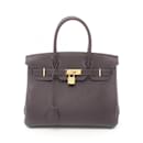 Hermes Birkin 30 Raisin Handtasche - Hermès