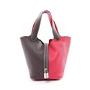 Bolso Hermes Picotin Lock PM Kazak Rouge Serie Frambuesa - Hermès