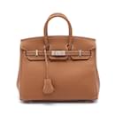 Hermes Birkin 25 Handtasche aus braunem Togo-Leder - Hermès