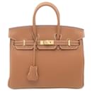 Bolso Hermès Birkin 25 dorado