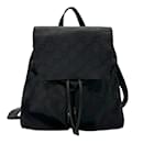 Gucci Black Nylon and Leather Backpack