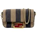 Fendi Pecan Small Baguette Shoulder Bag