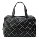 Chanel Black Leather Handbag