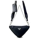 Prada Black Nylon Shoulder Bag