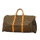 Louis Vuitton Boston Bag Monogram Keepall 50