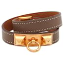 Hermes Charm-Armband in Etoupe-Grau - Hermès