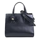 Gucci GG Marmont Ribbon Leather Handbag