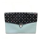 Bolsa de Clutch Prada Saffiano Bijoux x Studs