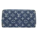 Cartera Zippy de denim Monogram Louis Vuitton