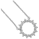 Tiffany & Co. Circle Small Necklace in Platinum and Diamond