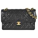 Sac à épaule Chanel Matelassé 25 Double Flap avec chaîne