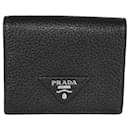 Prada Vitello Dino Leather Bi-fold Wallet