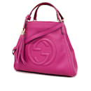 Sac à main Gucci Soho en cuir rose