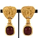 Chanel Gripoa Coco Mark Clip Earrings