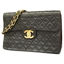 Chanel Black Lambskin Shoulder Bag