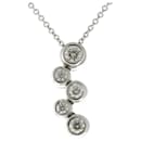 Tiffany Bubble Necklace in Platinum with Diamond - Tiffany & Co