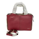 Sac fourre-tout en cuir rouge Furla