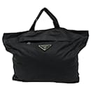 Prada Triangle Plate Tote Tasche