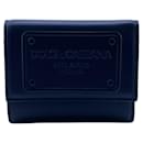 Dolce & Gabbana Black Tri-fold Wallet