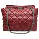 Chanel 2.55 Chain Tote Bag in Bordeaux Red