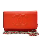 Chanel Coco Mark Chain Wallet