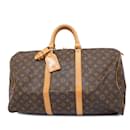 Louis Vuitton Monogram Keepall 50 Boston Bag